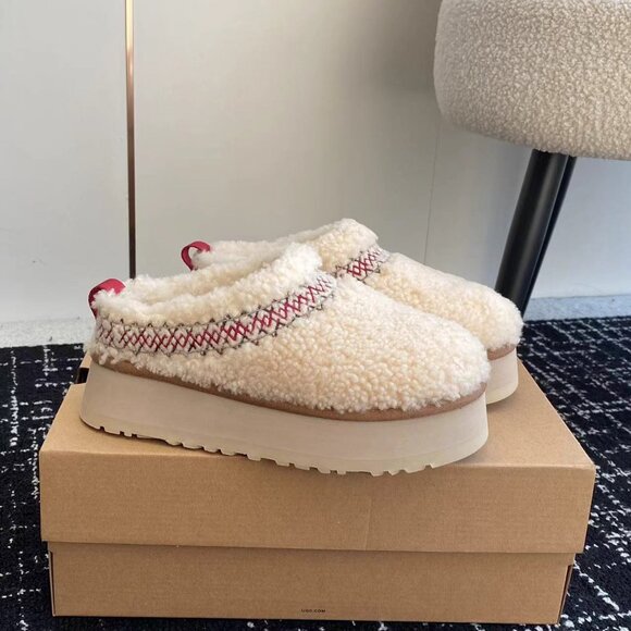 UGG Tazz Slipper Heritage Braid Natural - Picture 1 of 8